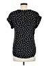 Hippie Rose Polka Dots Black Short Sleeve Top Size M - photo 2