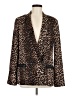 Paige 100% Tencel Animal Print Brown Blazer Size M - photo 1