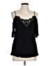 Caution to the Wind 100% Rayon Black Tank Top Size L - photo 1
