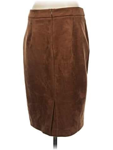 T Tahari Faux Leather Skirt (view 2)