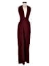 AaKaa 100% Polyester Solid Burgundy Jumpsuit Size M - photo 1