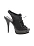 Elizabeth and James Black Heels Size 8 1/2 - photo 1