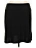 George Solid Black Casual Skirt Size L - photo 1