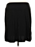 George Solid Black Casual Skirt Size L - photo 2