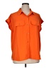 MICHAEL Michael Kors 100% Polyester Orange Sleeveless Blouse Size 1X - photo 1