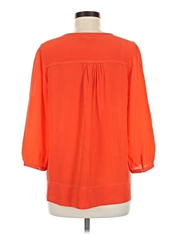 Shoshanna 3/4 Sleeve Silk Top (view 2)