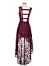 Assorted Brands 100% Polyester Burgundy Cocktail Dress Size S - photo 2