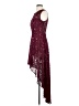 Assorted Brands 100% Polyester Burgundy Cocktail Dress Size S - photo 5
