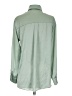 Zara Solid Green Long Sleeve Button-Down Shirt Size XS - photo 2