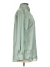 Zara Solid Green Long Sleeve Button-Down Shirt Size XS - photo 4