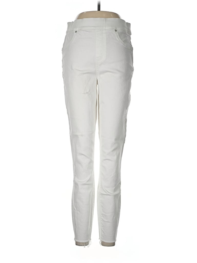 Pre-owned Spanx Jeans In Ivory