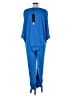 Halston Solid Blue Jumpsuit Size 6 - photo 2