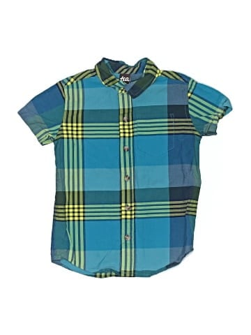 Tea Short Sleeve Button-Down Shirt (view 1)