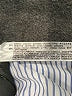 Zara Stripes Blue Long Sleeve Button-Down Shirt Size S - photo 8