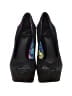 Brian Atwood Floral Black Heels Size 8 1/2 - photo 2