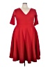 Bella Flore Red Cocktail Dress Size 3X - photo 1
