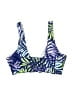 Nanu Tropical Blue Swimsuit Top Size M - photo 2