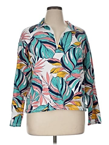 T by Talbots 3/4 Sleeve Blouse (view 1)
