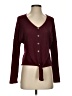Ginger G. Burgundy Long Sleeve Blouse Size S - photo 1