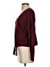 Ginger G. Burgundy Long Sleeve Blouse Size S - photo 5