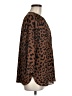 NYDJ Animal Print Brown 3/4 Sleeve Blouse Size M - photo 4