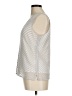 Nic + Zoe Silver Sleeveless Blouse Size M - photo 5