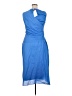 FRAME 100% Cotton Blue Casual Dress Size XL - photo 2