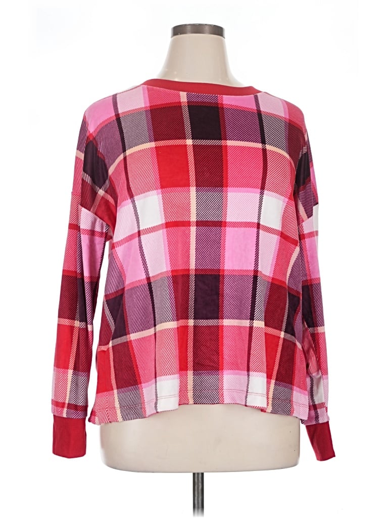 Pre-owned Joyspun Long Sleeve T-shirt In Red