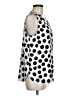 NYDJ 100% Polyester Polka Dots Ivory Sleeveless Blouse Size M - photo 4