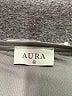 Aura Metallic Silver Cocktail Dress Size M - photo 7