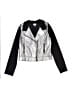 D-Signed 100% Polyester Metallic Silver Jacket Size 14 - photo 1