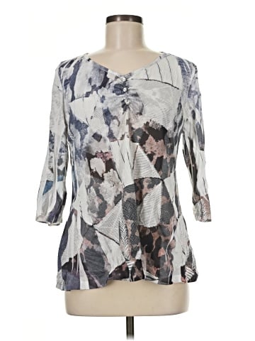 Cubism 3/4 Sleeve Blouse (view 1)