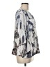 Cubism Gray 3/4 Sleeve Blouse Size M - photo 4