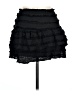 Unbranded Solid Black Casual Skirt Size L - photo 2