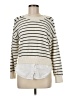 Industry Stripes Ivory Pullover Sweater Size M - photo 1