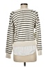 Industry Stripes Ivory Pullover Sweater Size M - photo 2