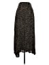Saint + Sofia Animal Print Black Casual Skirt Size 4 - photo 1