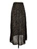 Saint + Sofia Animal Print Black Casual Skirt Size 4 - photo 2