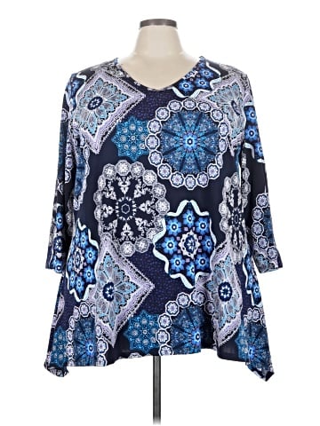 Studio JPR 3/4 Sleeve Blouse (view 1)