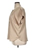 Talbots Tan Short Sleeve Blouse Size XL - photo 5