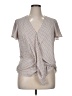Trouve Gray Short Sleeve Blouse Size XL - photo 1