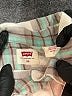 Levi's 100% Cotton Plaid Silver Long Sleeve Button-Down Shirt Size XS - photo 7