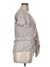 Trouve Gray Short Sleeve Blouse Size XL - photo 4