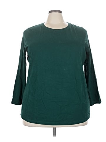 Woman Within 3/4 Sleeve T-Shirt (view 1)