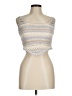 Jessica Simpson Silver Sleeveless Top Size M - photo 1