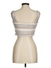 Jessica Simpson Silver Sleeveless Top Size M - photo 2