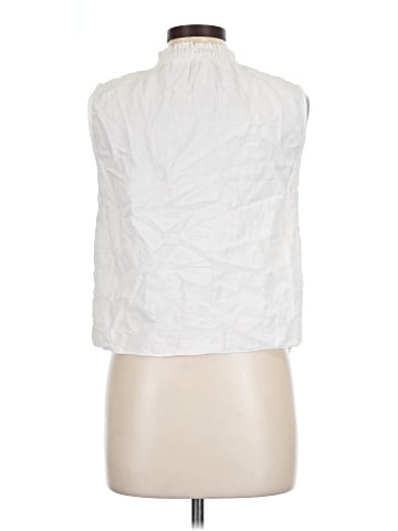 Intermix Sleeveless Button-Down Shirt (view 2)