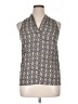 Ava Christine Gray Sleeveless Blouse Size XL - photo 1