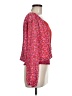 CeCe 100% Polyester Red Long Sleeve Blouse Size M - photo 4