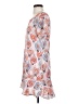 Aqua 100% Polyester Print White Casual Dress Size S - photo 5